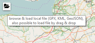 Upload GPX, KML, GeoJSON File